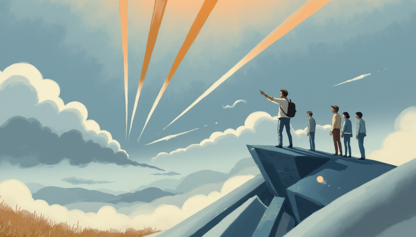 Ilustração da Liderança Visionária